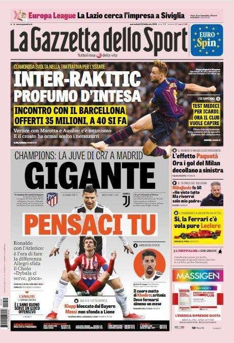Gazzetta - Gigante pensaci tu