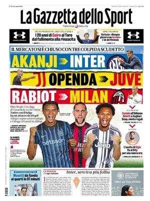 Gazzetta - Tre colpi per insidiare il Napoli