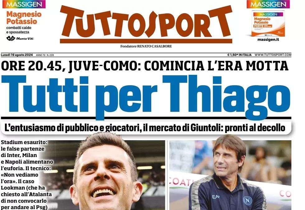 Tuttosport - Tutti per Thiago