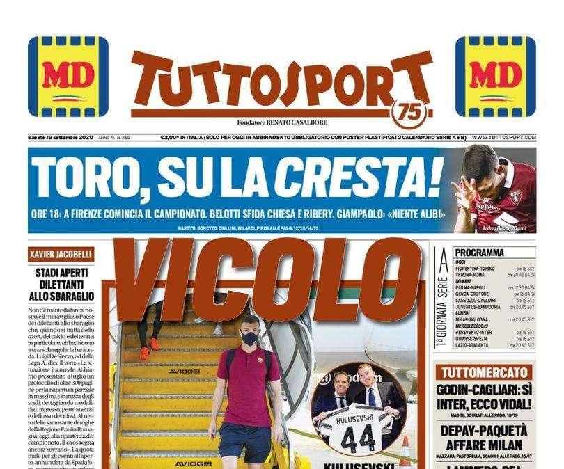Tuttosport - Vicolo Dzeko