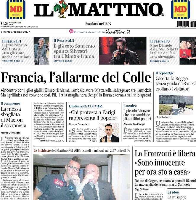 Il Mattino - De Laurentiis, scudetto del bilancio 