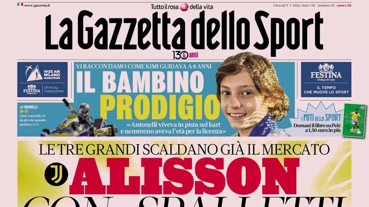 Alisson-Juve e Goretzka Milan