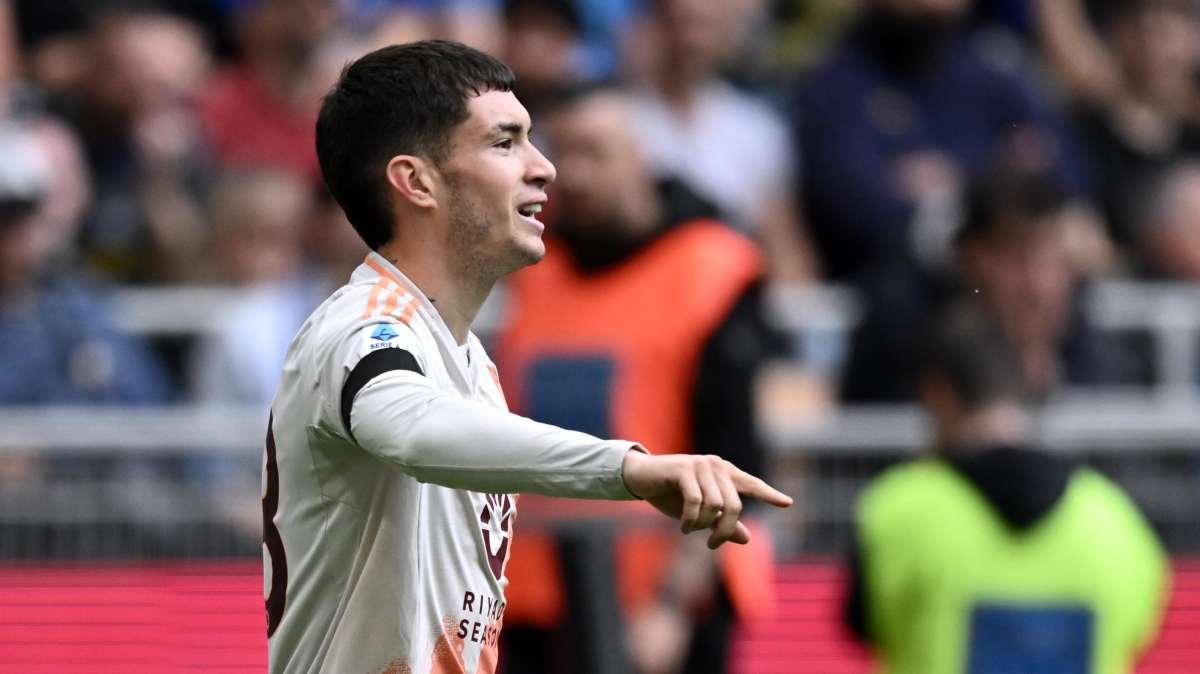 Soulè porta in vantaggio la Roma: è 0-1 con l'Inter alla fine del primo tempo
