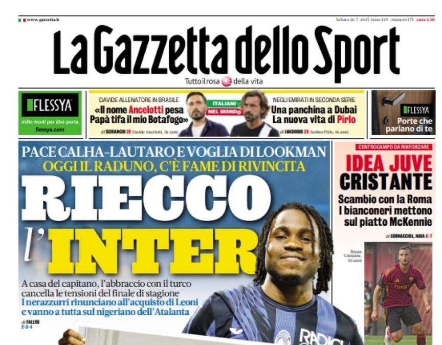 Gazzetta - Riecco l’Inter