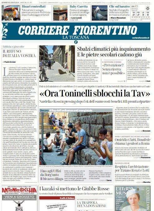Corriere Fiorentino - Promesse americane 