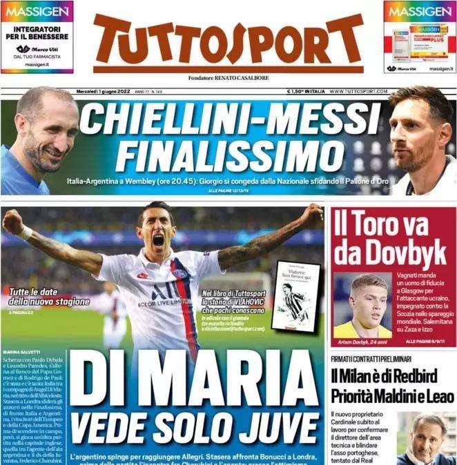 Tuttosport - Di Maria vede solo la Juve 