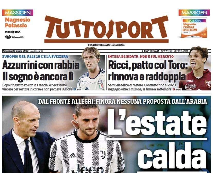 Tuttosport - L’estate calda di Max