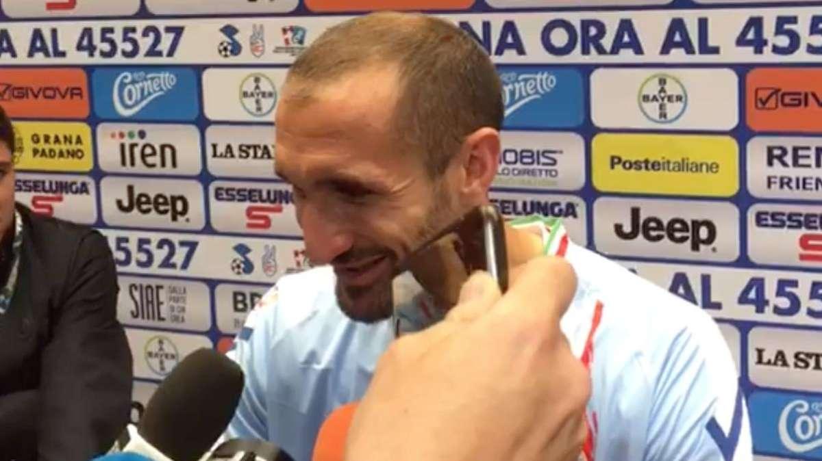 TJ - CHIELLINI: "Chi allenerà la Juve? Davvero non so" (VIDEO)