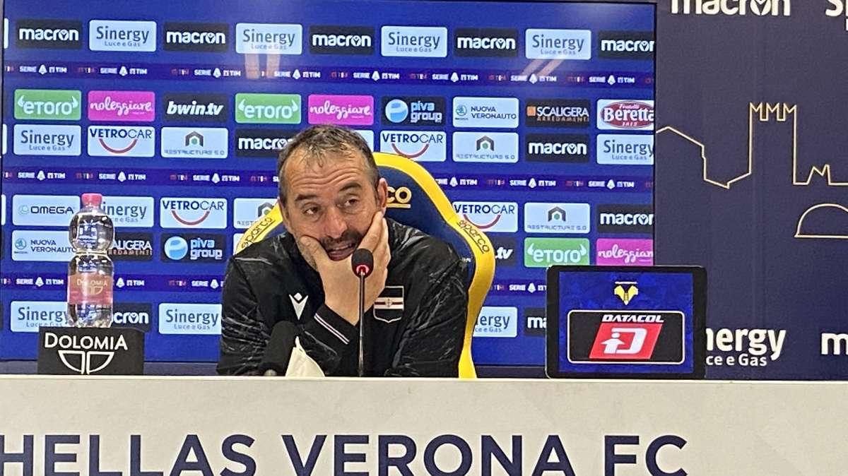 GIAMPAOLO in conferenza: "Abbiamo affrontato la Juve con personalità"