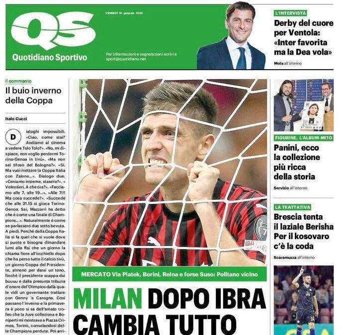 QS - Milan, dopo Ibra cambia tutto 