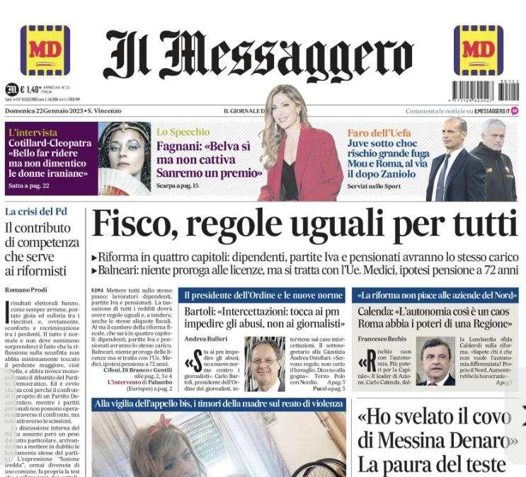 Il Messaggero - Juve sotto choc, rischio grande fuga