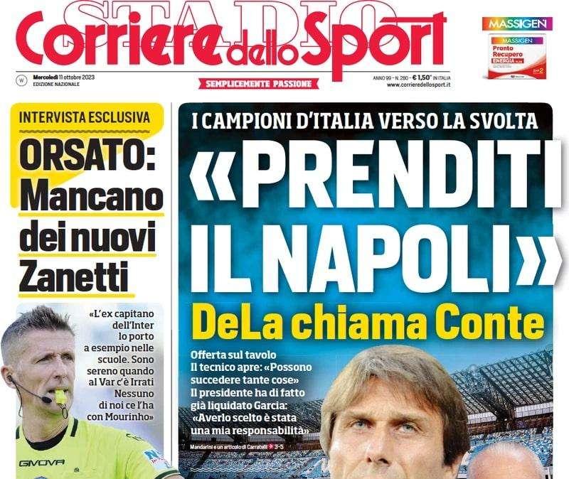 Orsato al Corsport: “Mancano dei nuovi Zanetti”