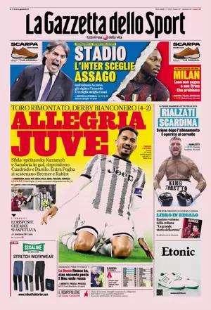 Gazzetta - Allegria Juve 
