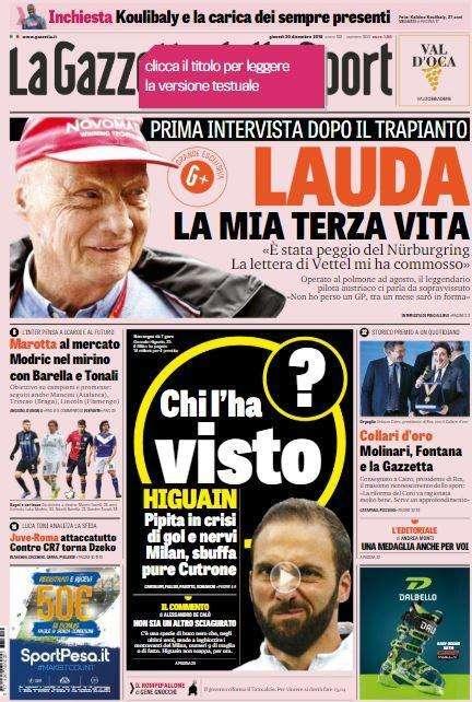 Gazzetta - Marotta sfida la Juve sul mercato 