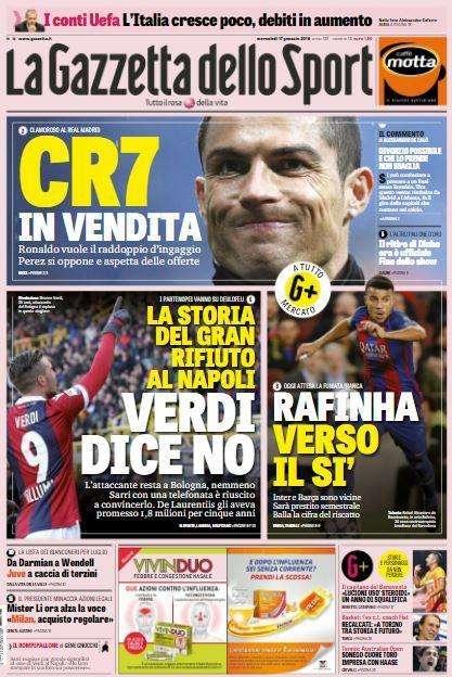 Gazzetta - Inter vicina a Rafinha