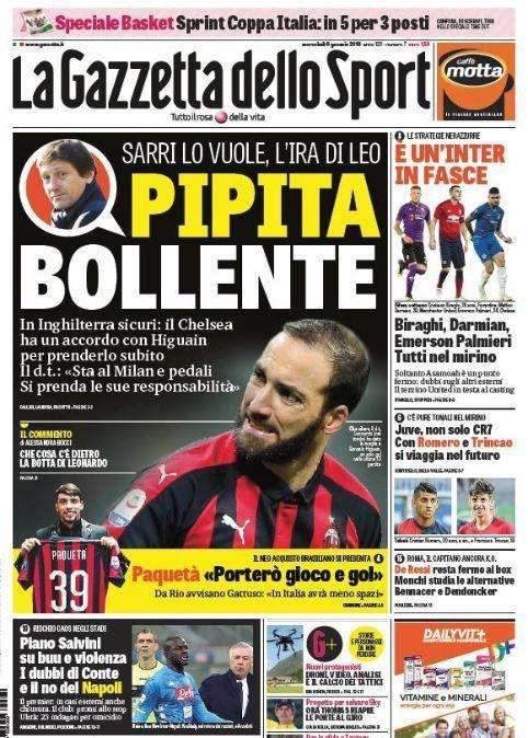 Gazzetta - Pipita bollente
