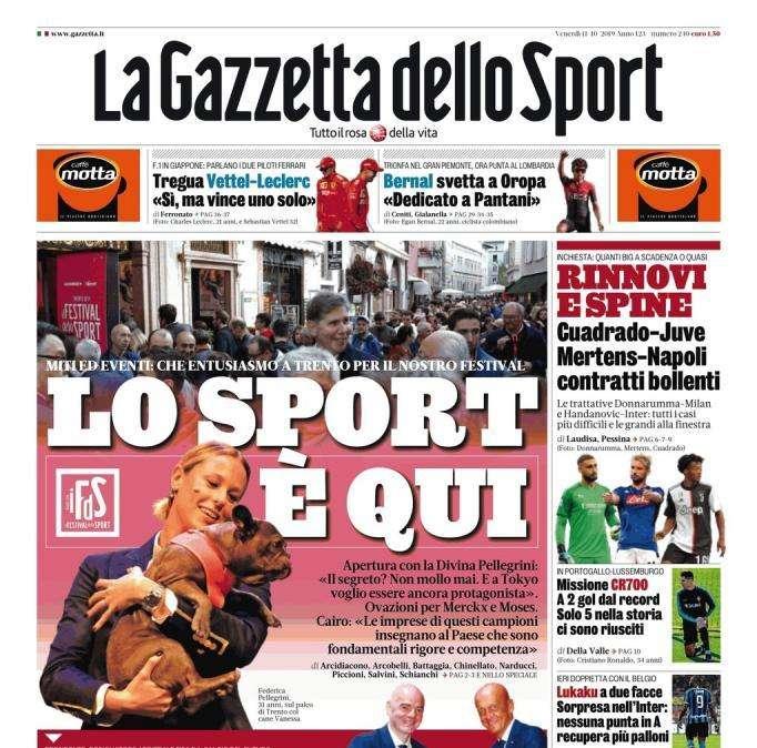 Gazzetta - Spine rinnovi 