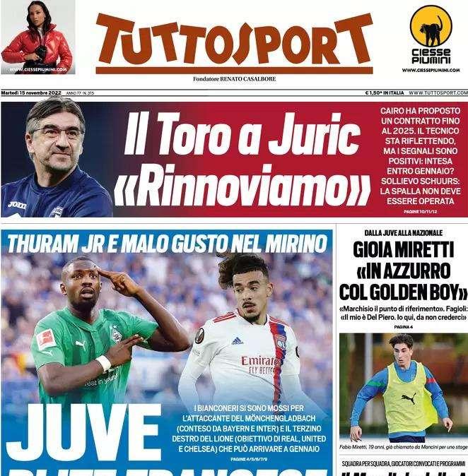 Tuttosport - Juve, blitz francese