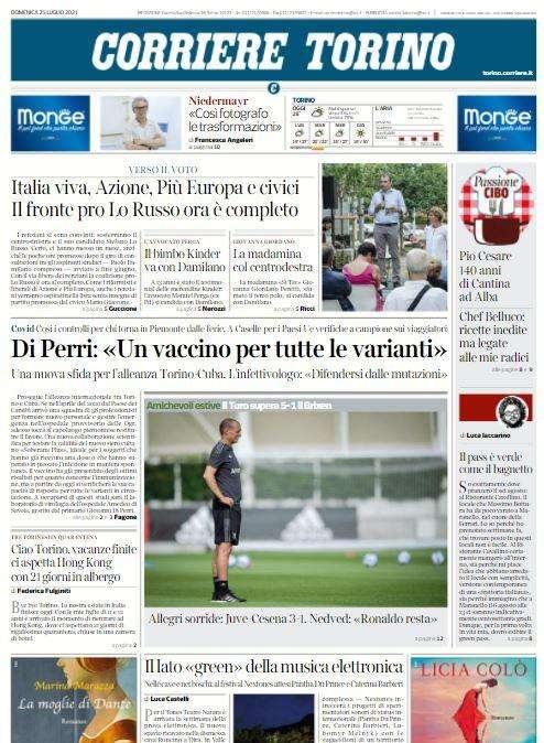 Corriere di Torino - Allegri sorride 