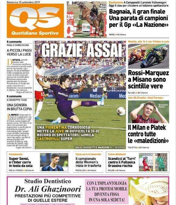 QS - La Nazione - Grazie assai