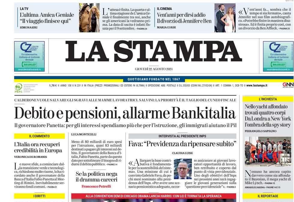 La Stampa - All’ultimo colpo 