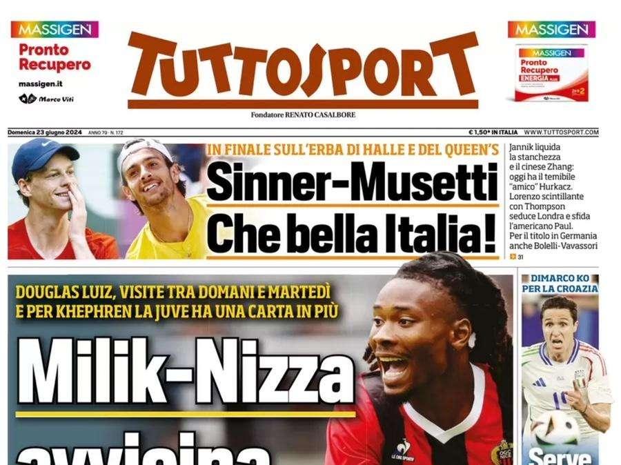 Tuttosport- Milik-Nizza, avvicina Thuram