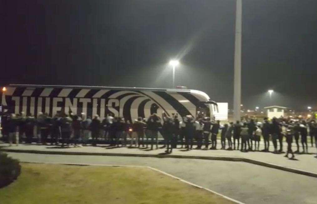 LIVE TJ - L'arrivo della Juventus allo stadio