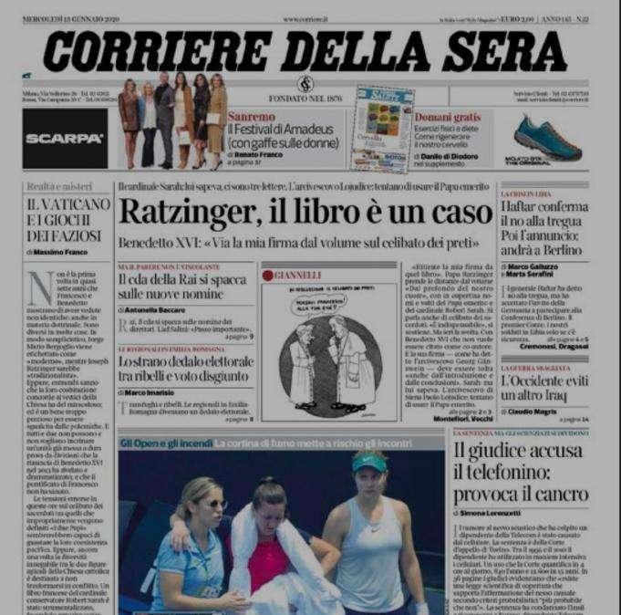 Corsera - Attacco al potere. Le pagelle di Sconcerti: "La Juve ha fatto il suo, ma ha problemi perchè è una grande squadra vince da troppo tempo"
