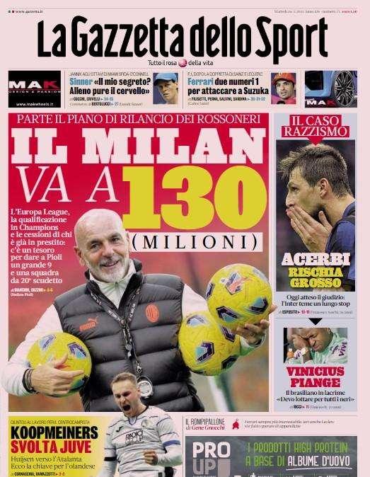 Gazzetta - Koopmeiners, svolta Juve