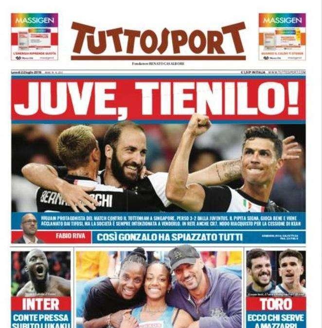 Tuttosport  - Juve, tienilo!