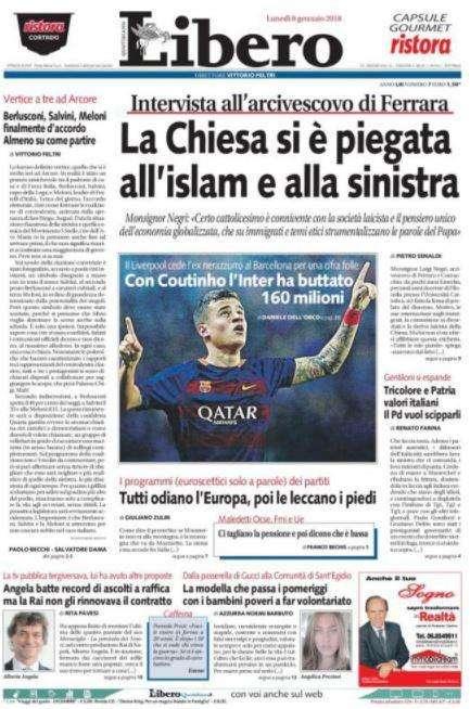Libero - L'Inter ha buttato 160 milioni 