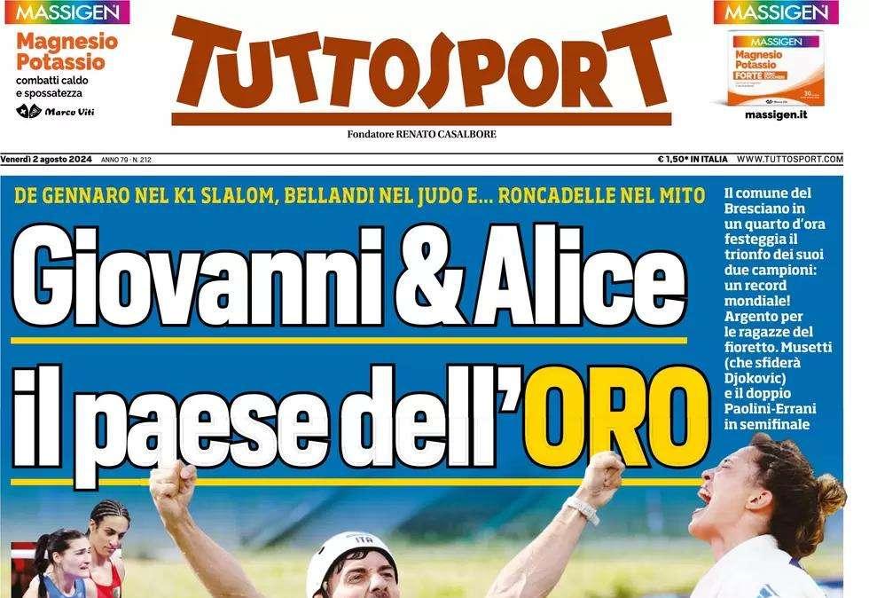 Tuttosport- Juve, scatto Nico Gonzalez