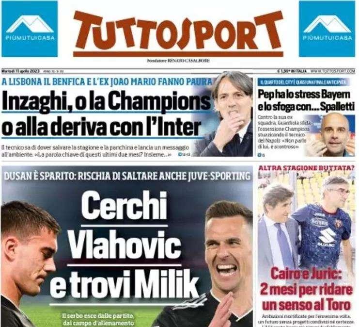 Tuttosport - Cerchi Vlahovic e trovi Milik