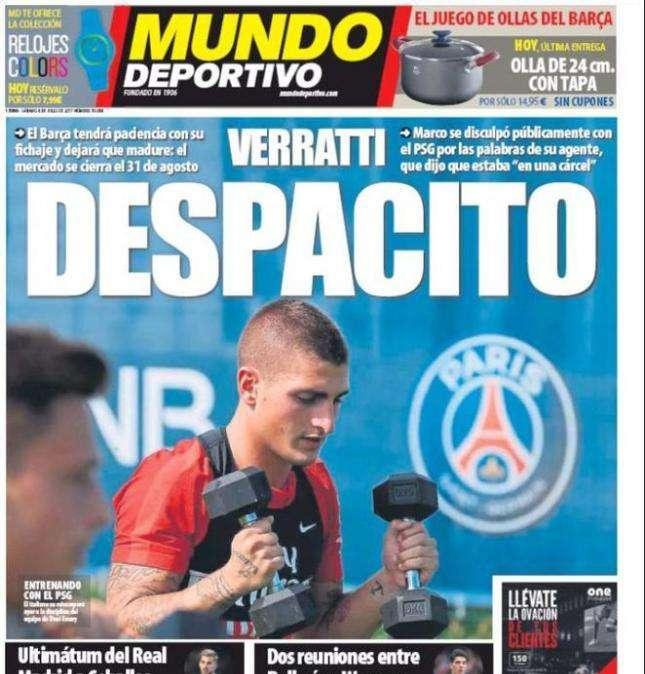 Mundo Deportivo - Verratti despacito