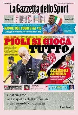 Gazzetta - Allegri accusa