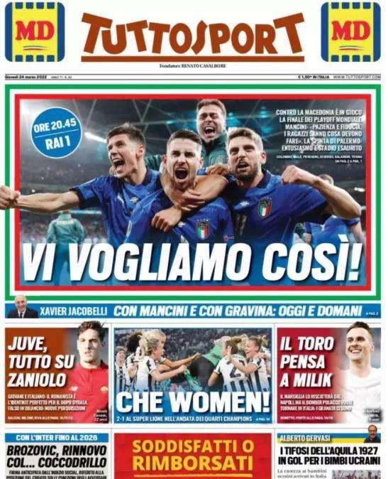 Tuttosport - Juve, tutto su Zaniolo 