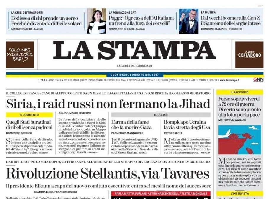 La Stampa - Beffa Juve, raggiunta a Lecce 