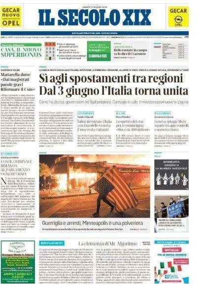 Il Secolo XIX - Si ricomincia dai recuperi 