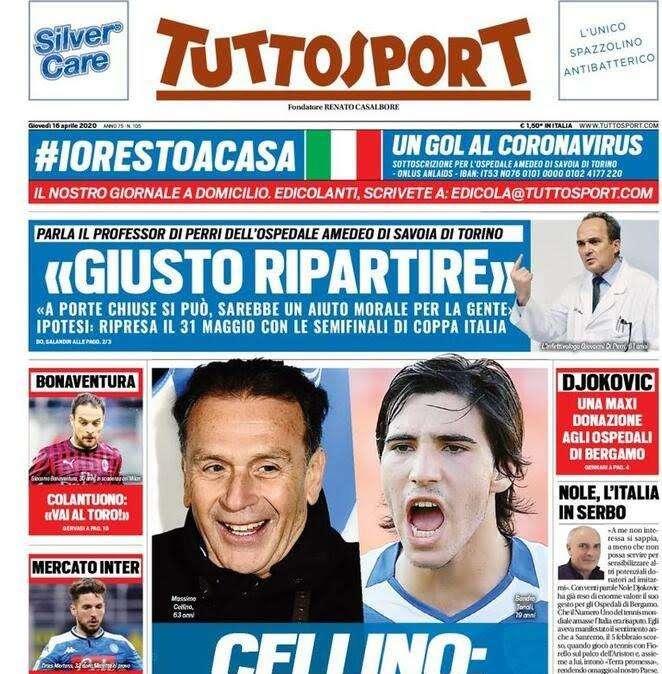 Tuttosport - Cellino: “Ve lo do”