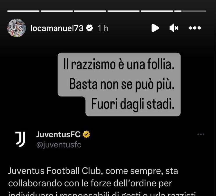 LOCATELLI: "Il razzismo è una follia, fuori dagli stadi. Non se ne può più"
