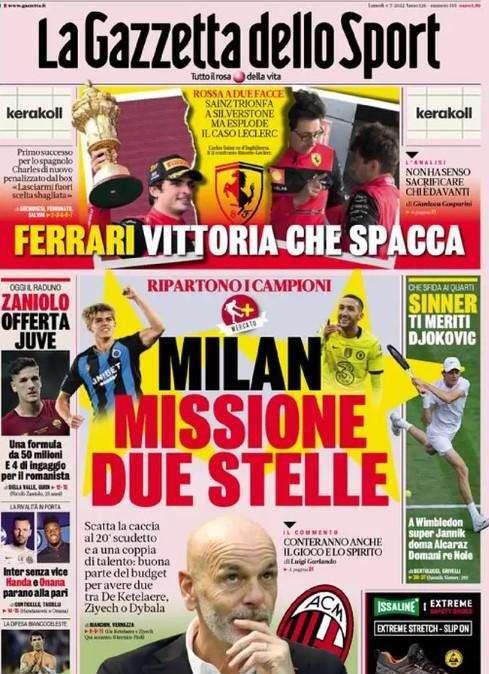 Gazzetta - Offerta Zaniolo 