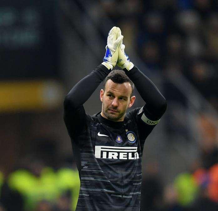 Handanovic: "Non abbiamo pareggiato per colpa dell'arbitro. Pressioni d'alta classifica? No, l'Inter deve essere sempre là"