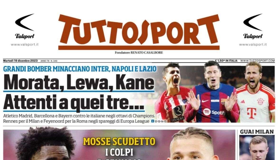 Tuttosport - Juve ed Inter, mercato per due