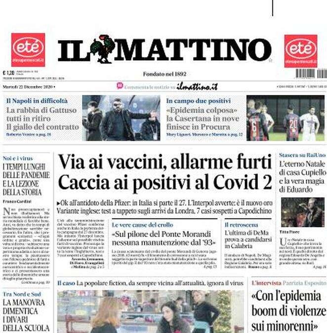 Il Mattino - Juve-Napoli, gli avvocati contro una 'condanna illogica': oggi il verdetto