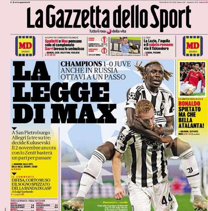 Gazzetta - La legge di Max