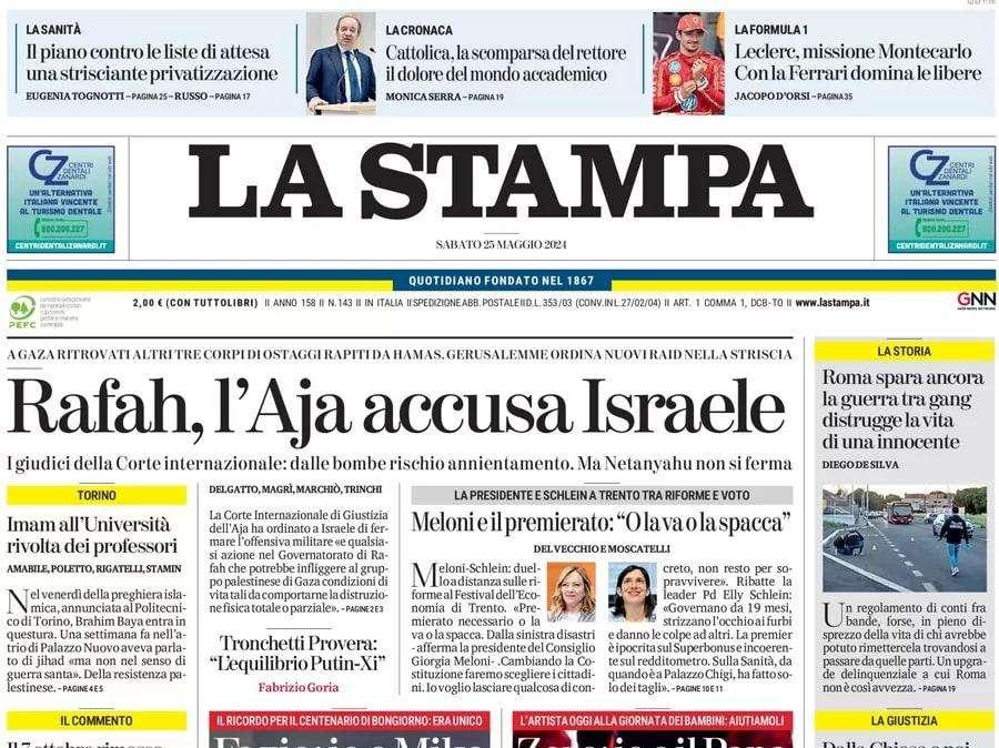 La Stampa - Ultimo giro