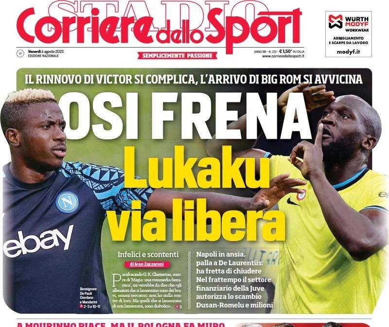 Corsport - Lukaku, via libera 