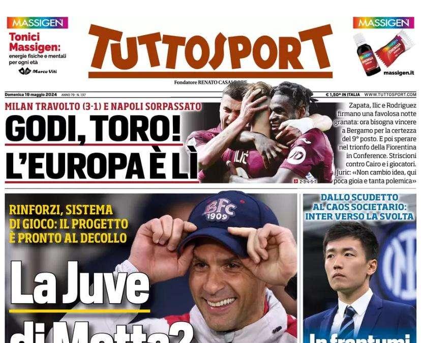 Tuttosport - La Juve di Motta? Alla francese