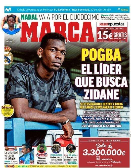 Marca - Zidane vuole Pogba
