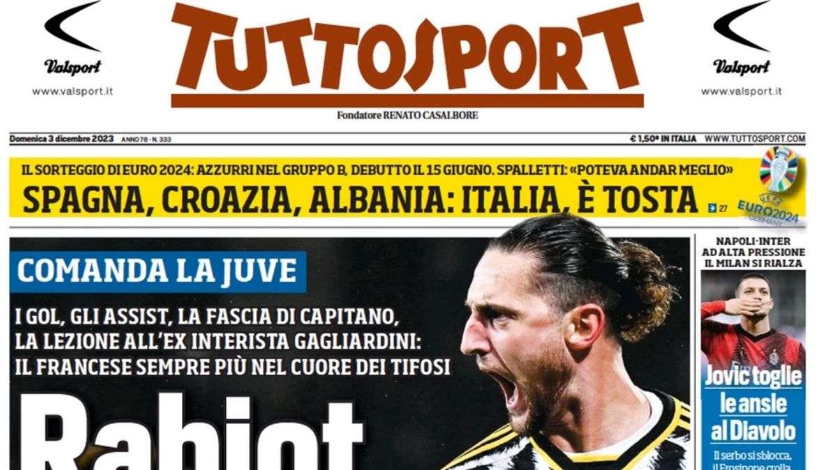 Tuttosport - Rabiot, gobbo per sempre